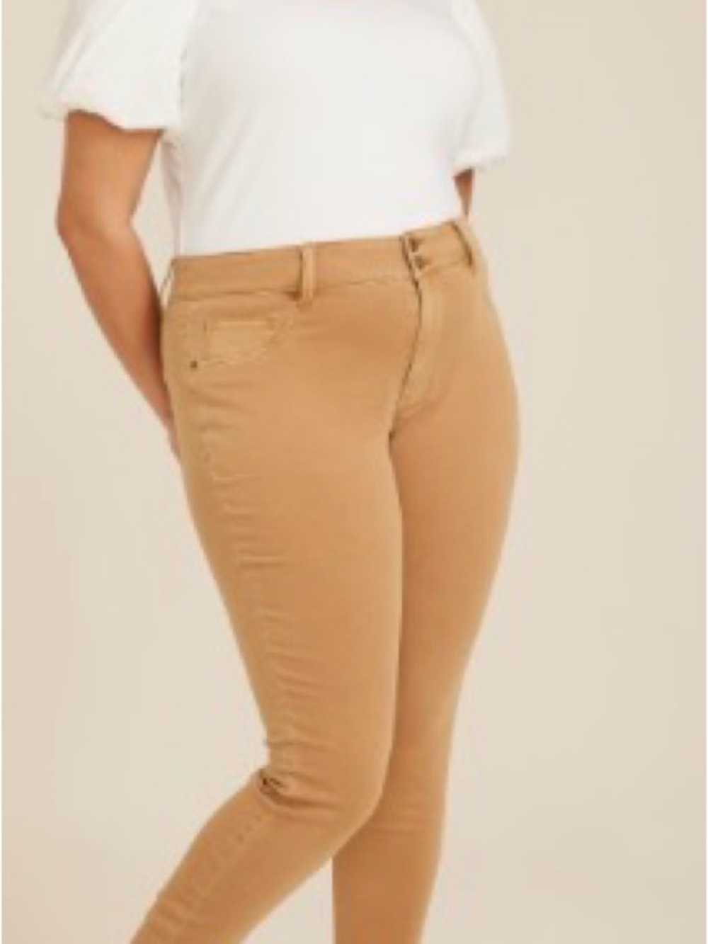 Maurices Camel Skinny Pants